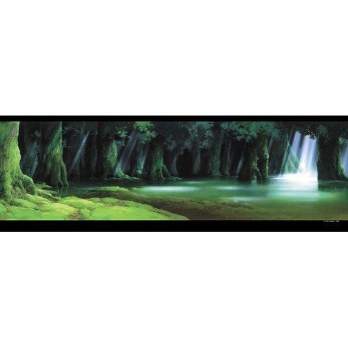 Forest 950-203 Of 950 Piece Studio Ghibli Background Art Series Shishi God (Japan Import)
