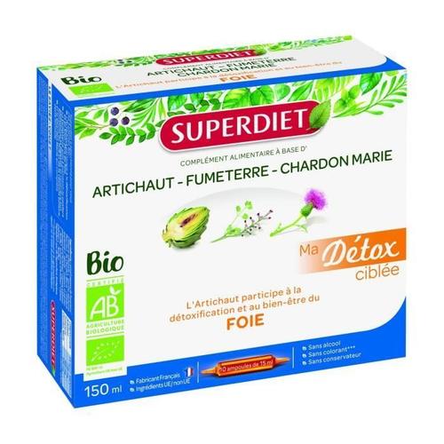 Super Diet Ma Détox Ciblée Foie Bio Ampoules 10x15ml 