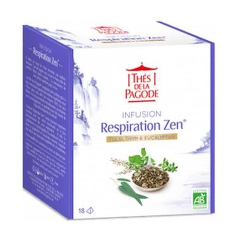 Thé De La Pagode Respiration Zen Infusion Voies Respiratoires 18 Sachets Infuseurs