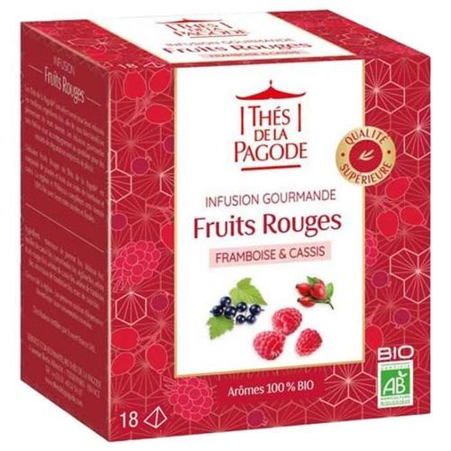 Thés De La Pagode Infusion Fruits Rouges 18 Infusettes