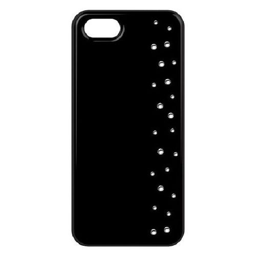 Swarovski Coque Iphone 4 / Iphone 4s Noir Motif Pluie De Strass