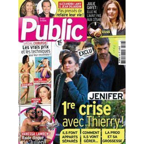 Public N° 557 - 14 Mars 2014 - Jenifer Julie Gayet Vanessa Lawrens Lamy & Dujardin