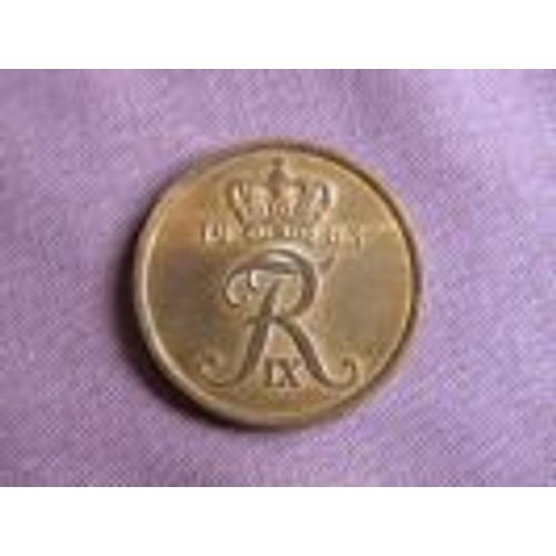 Danemark = Pièce De 5 Ore, Année 1963, En Cuivre
