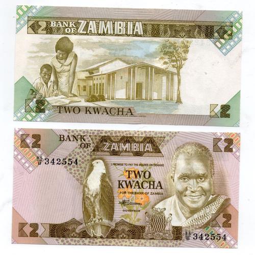 Zambia Two Kwacha 1986