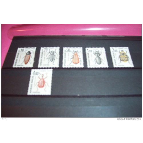 Serie France Neuf Preoblitere  10 Timbres Des Insectes 1982 /83