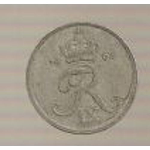 Danemark = Pièce De 1 Ore, Année 1968, En Zinc
