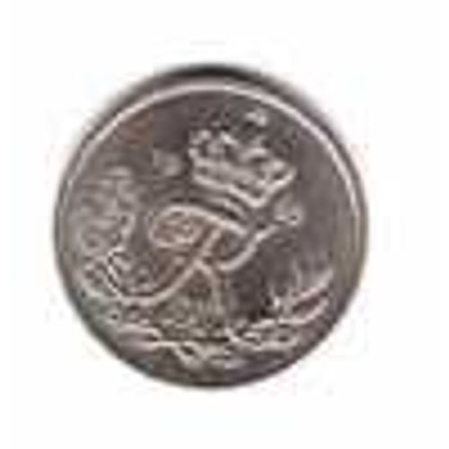 Danemark = Pièce De 10 Ore, Année 1953,  En Nickel