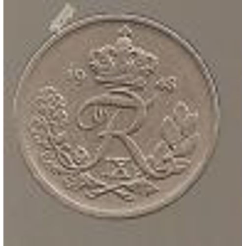 Danemark = Pièce De 10 Ore, Année 1948 En Nickel