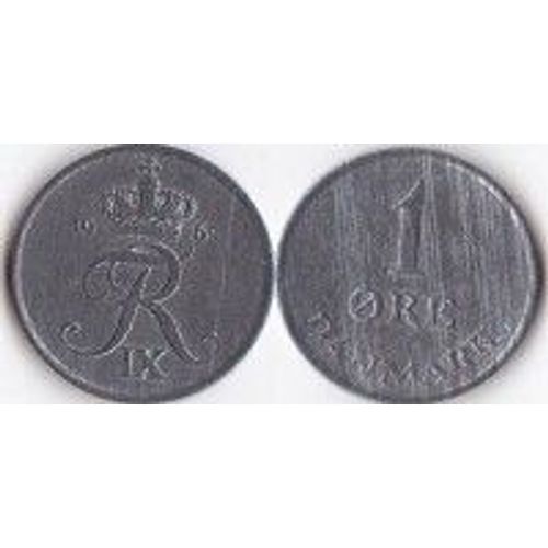 Danemark = Pièce De 1 Ore, Année 1965, En Zinc