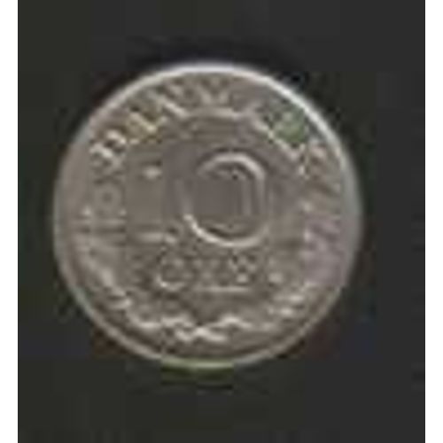 Danemark = Pièce De 10 Ore, Année 1969,  En Nickel