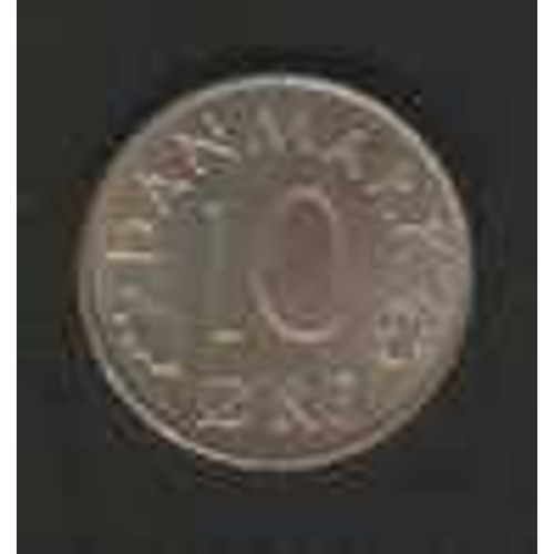 Danemark = Pièce De 10 Ore, Année 1988,  En Nickel