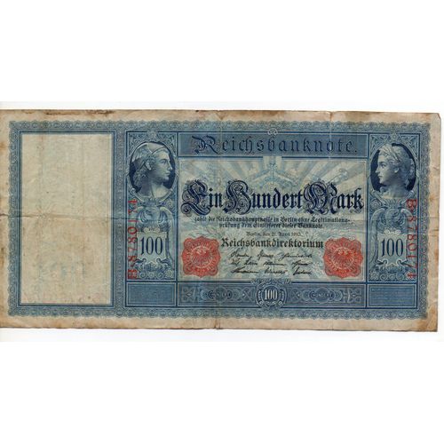 Allemagne 100 Mark 21 Avril 1910