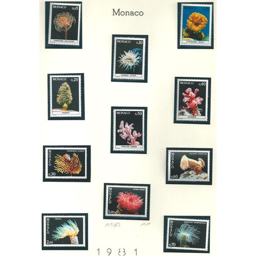 Monaco N° 1253 À 1263