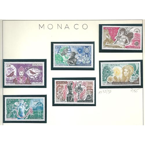 Monaco N° 1235 À 1240