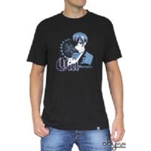 Blue Exorcist - T Shirt Basic Homme Noir Ciel Taille S