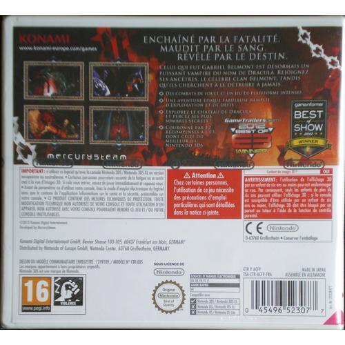 Castlevania Lords Of Shadow Mirror Of Fate (Nintendo 3ds) Case And Manual.  Game Not Included. - Retro Unique - Marketspread