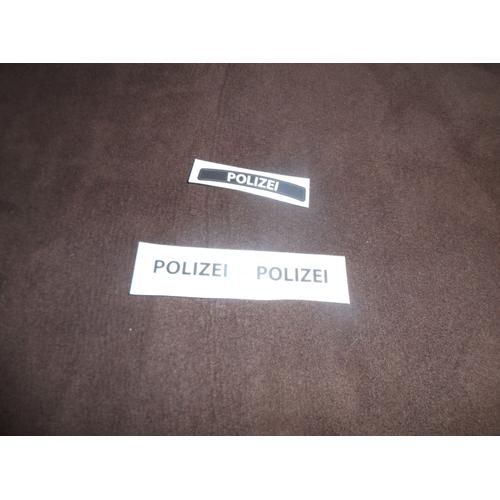 Accessoire Playmobil 3 Autocollants Polizei