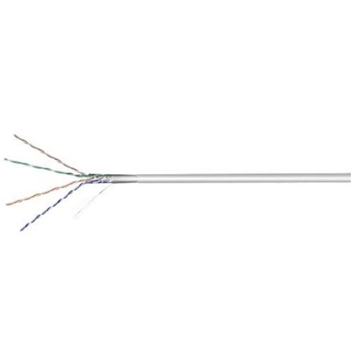 goobay - Câble en vrac - 100 m - UTP - CAT 6 - intérieur, rond, bloqué - gris