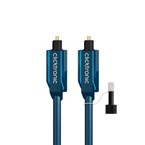 CLICKTRONIC CAVO OTTICO DIGITALE AUDIO TOSLINK/TOSLINK 0,5 M