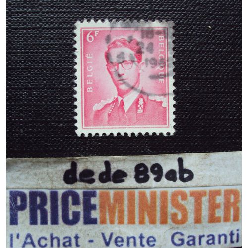 Belgique - België..  6 F Le Roi Baudoin (Type Marchand) Oblitéré.