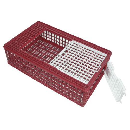 Cage De Transport Plastique Avec Porte Frontale Et Couli.