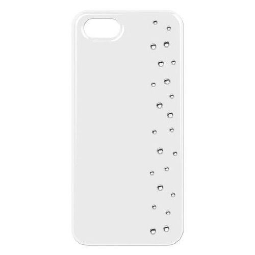 Swarovski Coque Iphone 4 / Iphone 4s Blanc Motif Pluie De Strass