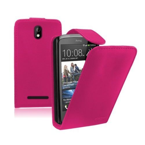 Etui Simili Cuir Pour Htc Desire 500/ Dual Sim - Rose