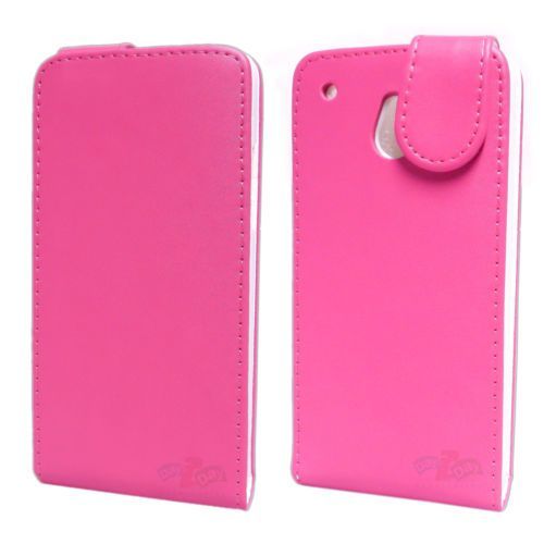 Etui Simili Cuir Pour Htc One Mini M4/ 601/ 601e/ 601n/ 601s - Rose