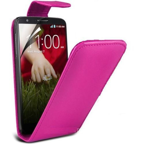 Etui Simili Cuir Pour Lg G2 5.2" - Rose