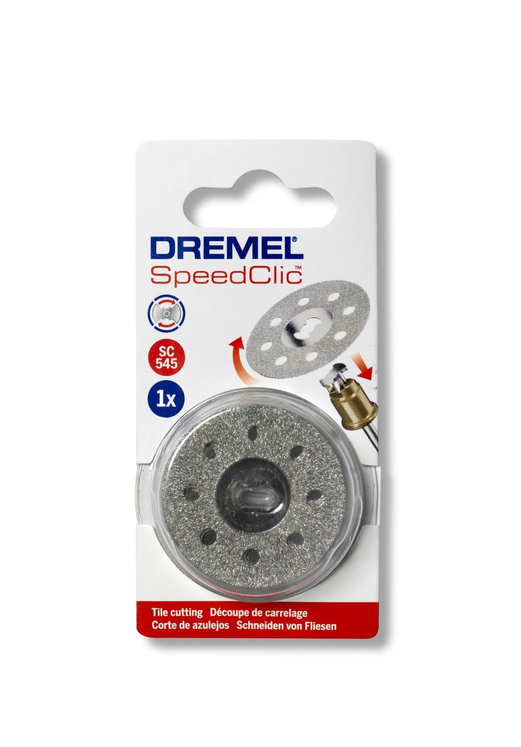 Disque Diamant 38mm Spécial Matériaux Durs Speedclic Dremel 2615s545jb