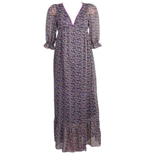 Robe Longue Liberty Rose/Violet - Jennyfer - T.L - Neuve