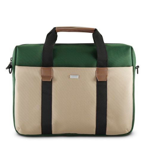 Sacoche ordin. port. "Silvan", jus. 34 - 36cm (13,3"-14,1"), vert