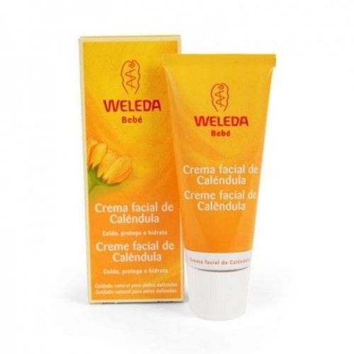 Crème Protectrice Visage Bébé Au Calendula Weleda 50 Ml