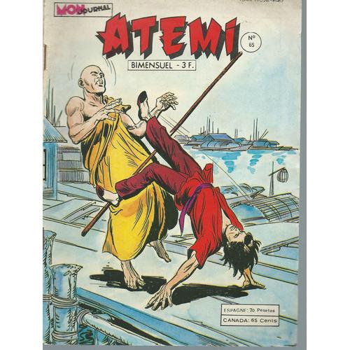 Atémi N° 65 ( 15 Août 1979 ) : Tse Khan - Chris Marlow - Tchi Kiai - Cinq De Commando