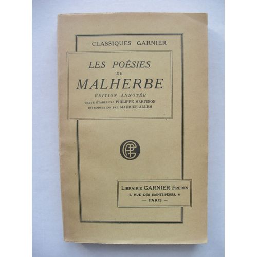 Les Poesies De Malherbe