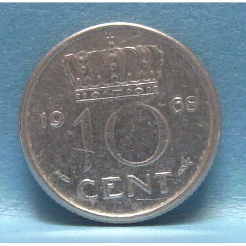 Pièce De 10 Cent " Juliana " - Pays-Bas - 1968