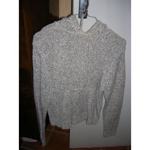 Pull Autre A Capuche 38/40 Acrylique 70% Laine 30%.