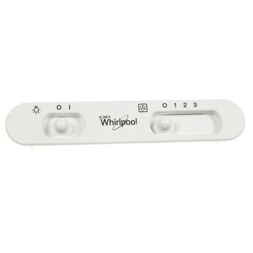 DOSSERET BANDEAU DE COMMANDE pour TABLE DE CUISSON WHIRLPOOL - 481245249027