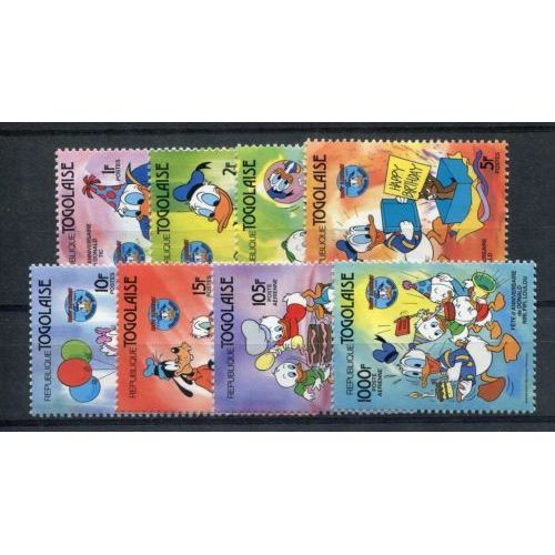 Disney / Donald : 50 Timbres  Différents