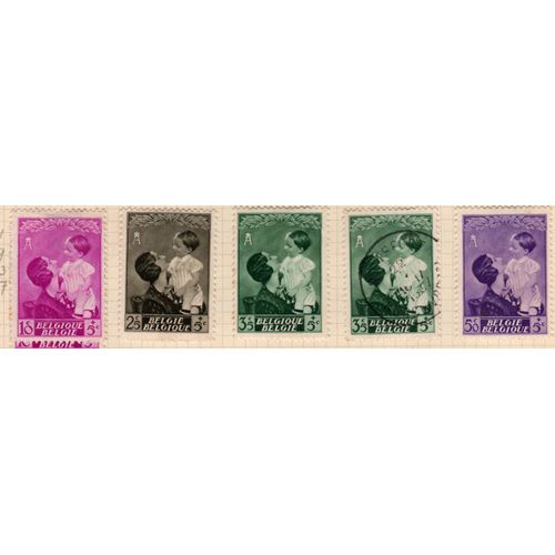 Lot Rappel De La Reine Astrid, 8 Timbres + 3 Oblitérés