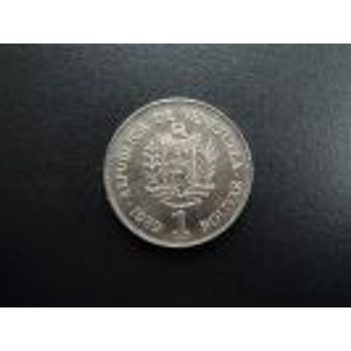 Venezuela = Pièce De 1 Bolivare En Nikel De 1989.