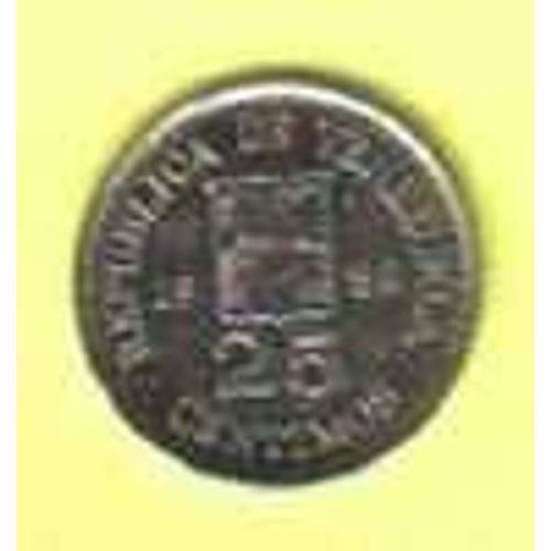 Venezuela = Pièce De 25 Centimos,  Année 1989,  En Nickel.