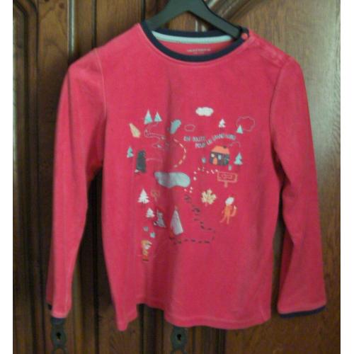 Top Rouge Sergent Major - Taille 8 Ans