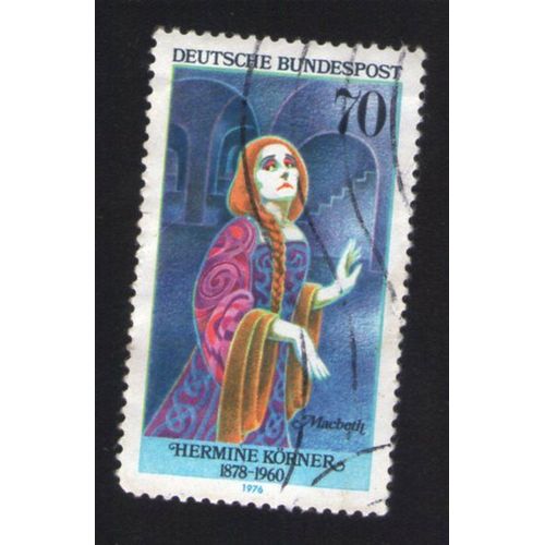 Allemagne 1976 Oblitéré Used Stamp Actrice Hermine Körner
