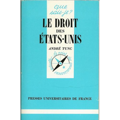Le Droit Des Etats-Unis