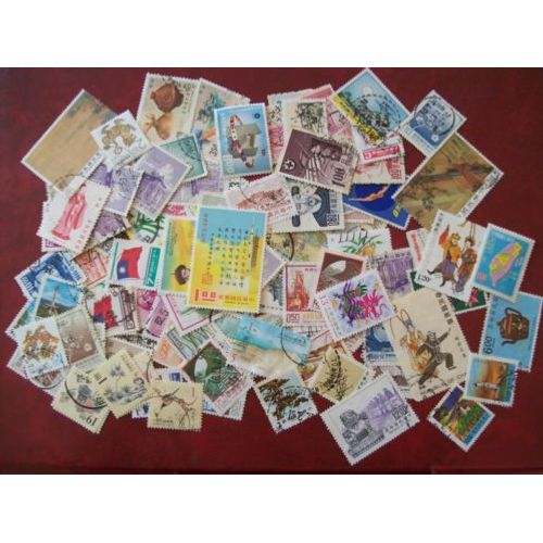 Chine Lot De 500 Timbres Differents Obliteres