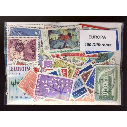 Europa - Lot De 100 Timbres Différents - Tous Pays -