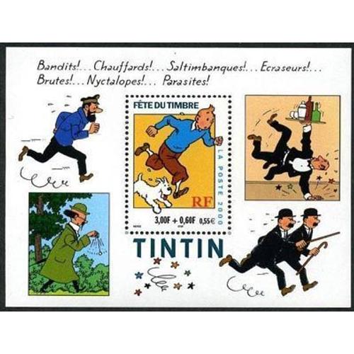 2000 - N°28** Fetes Du Timbre - Tintin