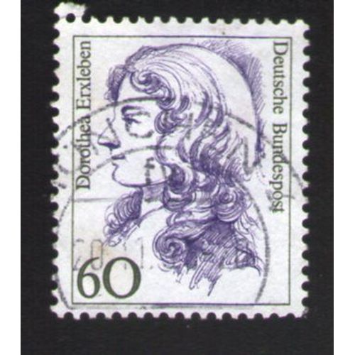 Allemagne Oblitération Ronde Used Stamp Dorothea Erxleben Première Femme Allemande Médecin