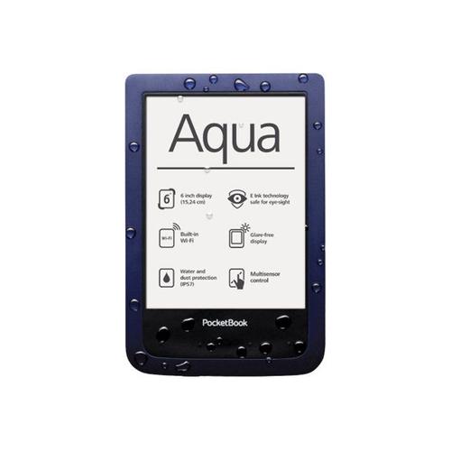Liseuse eBook PocketBook Aqua 4 Go 6 pouces Bleu foncé